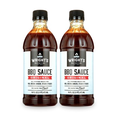 Wright's BBQ Sauce, Original, 16 oz., 2 pk.