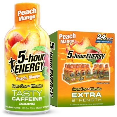 5-hour ENERGY Shot, Extra Strength, Pfirsich-Mango 57 ml, 24er-Pack