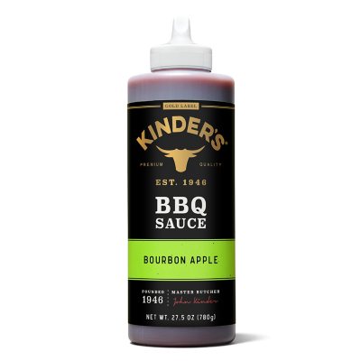 Kinder's Bourbon Apple Gold Label BBQ Sauce, 27.5 oz.