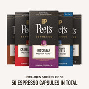 Peets Coffee Variety Capsules, 50 ct.