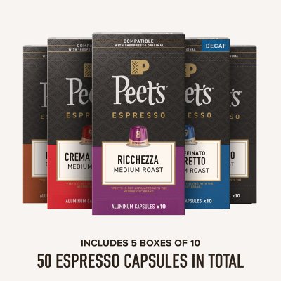 Peets Coffee Variety Capsules, 50 ct.
