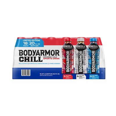 BODYARMOR CHILL Sportgetränk Vielfaltspackung 20 fl. oz., 18er-Pack.