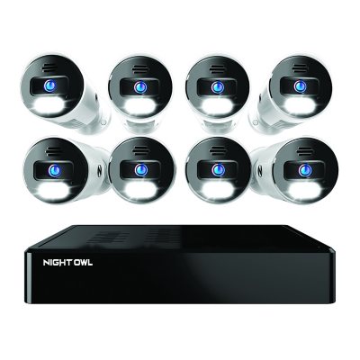 Night Owl 4K Cameras with 2TB NVR Security System, 8pk.