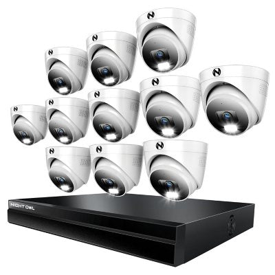 Night Owl 4K Cameras with 4TB NVR Security System, 11pk.