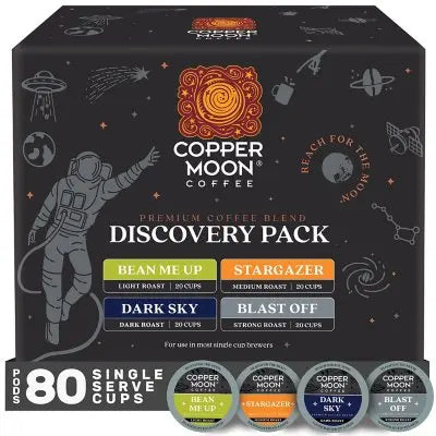 Copper Moon Coffee Pods, Discovery Pack, 80 ct.
