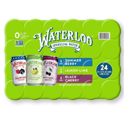 Waterloo Sparkling Water Variety Pack 12 fl. oz., 24 pk.