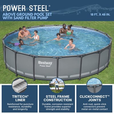 Bestway Power Steel Rundpool-Set 549 x 122 cm