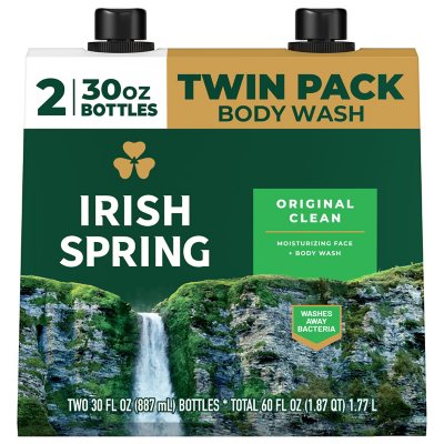 Irish Spring Duschgel für Männer, Original Clean, 887 ml, 2er-Pack