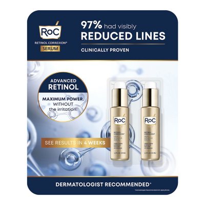 RoC Retinol Correxion Deep Wrinkle Gesichts-Serum, 30 ml, 2er-Pack