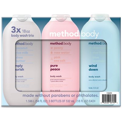 method Experiential Body Wash Trio, 532 ml, 3er-Pack