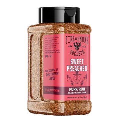 Fire And Smoke Society Sweet Preacher BBQ Rub, 17 oz.