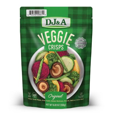 DJ&A Veggie Crisps Original, 8.8 oz.