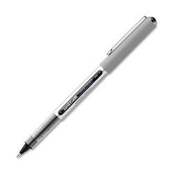 uni-ball(R) Vision(TM) Rollerball Pens, 0.7 mm, Fine Point, Gray Barrel, Black Ink, Pack Of 12, 60126