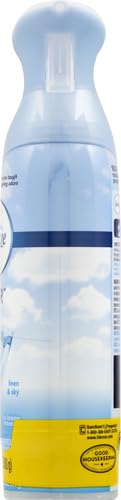 Febreze Air Mist Air Freshener Spray, Odor-Fighting Room Spray, Air Fresheners for Home and Bathroom and Kitchen, Aerosol Can, Linen & Sky Scent, 8.8oz, 2 Count