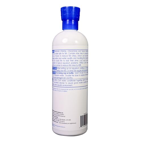 API STRESS COAT Aquarium Water Conditioner 16-Ounce Bottle