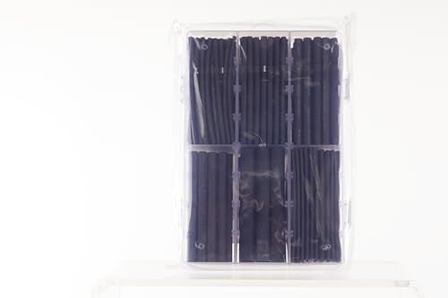 Wirefy Heat Shrink Tubing Kit 180 PCS - 3:1 Ratio Adhesive Lined, Wire Shrink Wrap Tubing - Industrial Heat-Shrink Tubing - Black - Shrink Wrap Tubing | Trusted UL Certification