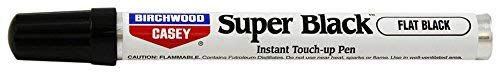 Birchwood Casey Long-Lasting Fast-Drying Super Black Touch-Up Pen for Deep Scratches and Worn Areas, FLAT BLACK, 0.33 OUNCE
