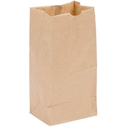 Perfect Stix - Braune Tüte 4-100 4lb Braune Papiertüten für Mittagessen - Packung mit 100 Stück