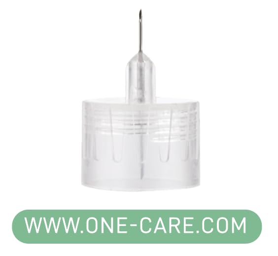 ONE-CARE Pen Tips 31G x 5/32’’ (4mm), Universal Fit, Optimal Skin-Contact for Comfort, Sterile, 100/bx