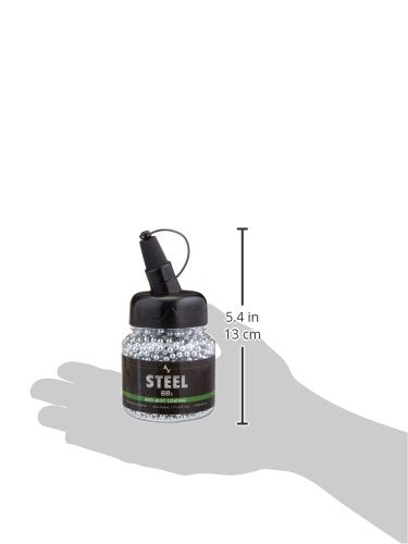 Air Venturi Steel BBS, 177 Cal, 5.1 Grains, Zinc-Plated, 2,500ct,Chrome