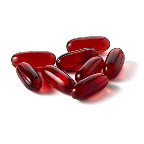 MegaRed Ultra Strength 1000mg Omega-3 Krill Oil Supplement with EPA/DHA, Astaxanthin & Phospholipids, No Fish Oil Aftertaste Supports Heart, Brain, Joint and Eye Health, 60 Count Softgels.