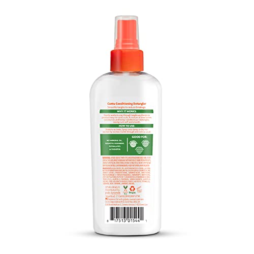 Cantu Care for Kids Paraben & Sulfate-free Conditioning Detangler with Shea Butter, 6 fl oz (Pack of 3)