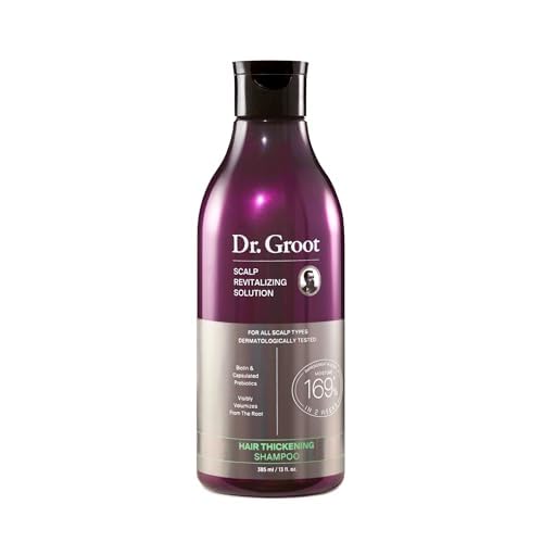Dr. Groot Haarverdickendes Shampoo, koreanische Haarpflege mit Biotin, Rosmarinöl zur Volumensteigerung bei dünnem, geschädigtem Haar, hydratisiert Haar und Kopfhaut, Biotin-Shampoo, Kopfhaut revitalisierende Lösung