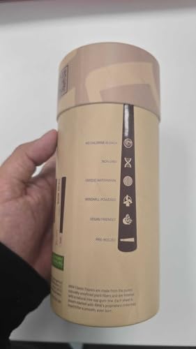 RAW Cones Classic King Size - 100 Pack - Slow Burning Pre Rolled Paper with Tips and Packing Tubes Included