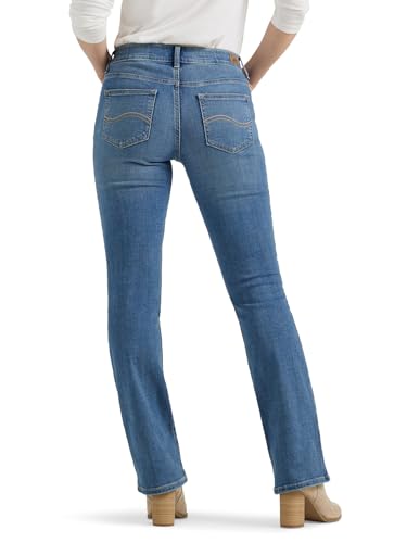 Lee Women's Ultra Lux Comfort with Flex Motion Bootcut Jean Majestic 14 Medium