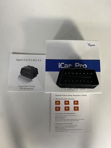 Vgate iCar Pro Bluetooth 4.0 (BLE) OBD2 Fault Code Reader OBDII Code Scanner Car Check Engine Light for iOS/Android