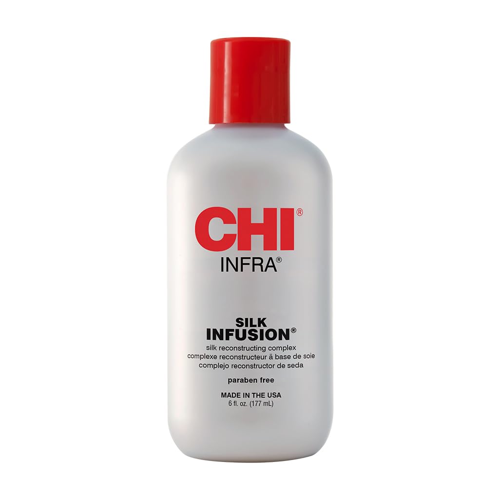 CHI Infra Silk Infusion, Regenerierende Leave-in-Pflege zur Stärkung & zum Schutz aller Haartypen, Alkoholfrei, 177 ml