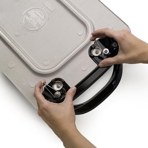 Presto 07061 22-inch Electric Griddle With Removable Handles, Black, 22-inch
