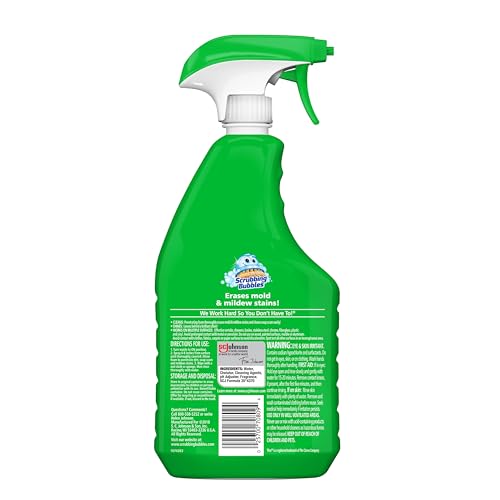 Scrubbing Bubbles Foaming Bleach Bathroom and Shower Cleaner Disinfectant Spray, Helps Erase Mold & Mildew, 32oz