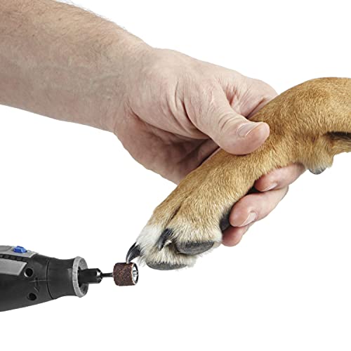 Dremel PawControl 7760-PGK Dog Nail Grinder and Trimmer - Cordless & Rechargeable Pet Grooming Tool Kit - Safe and Humane for Dogs, Cats, and Small Animals
