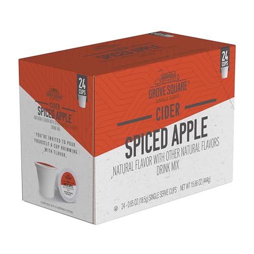 Grove Square Cider Pods, Variety Pack, Single Serve (Pack of 24) (Packaging May Vary)