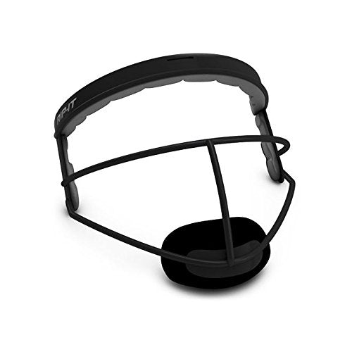 RIP-IT Original Defense Softball Face Mask | Lightweight Protective Softball Fielder's Mask | Youth | Black