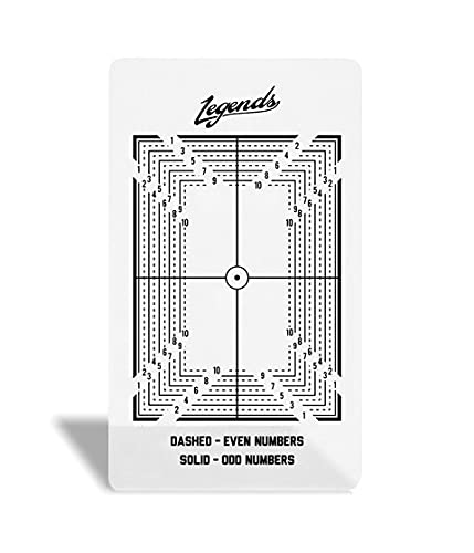 Legends Card Grading Centering Tool with Cleaning Cloth Kit Material for PSA - BGS - Graded Card Submissions Card Center Tool