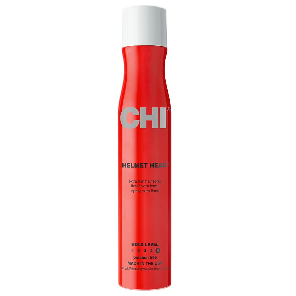 CHI Helmet Head Extra Strong Haarspray, schützt vor Feuchtigkeit & kreiert voluminöse Frisuren, sulfat- & parabenfrei, 284 g