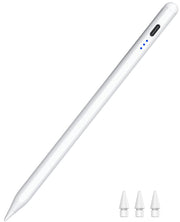 Stylus Pen for iPad 2018-2025, Fast Charging Magnetic Pencil (1st Generation) with Tilt Sensitivity & Palm Rejection for iPad Air 3/4/5/M2/M3, iPad Mini 5/6/7, iPad 6/7/8/9/10/11, iPad Pro 11/12.9"/M4