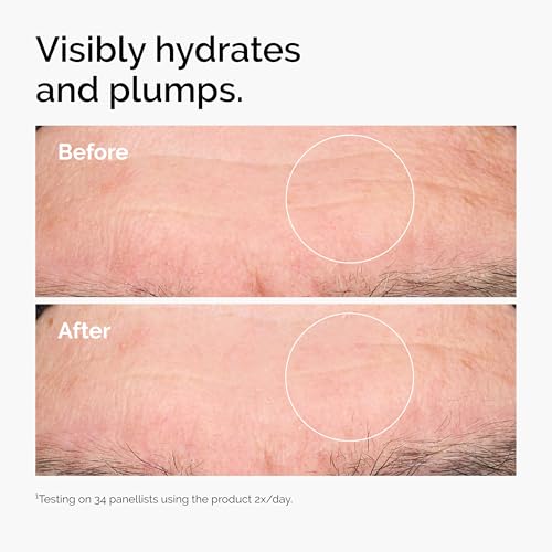 The Ordinary Hyaluronic Acid 2% + B5 (with Ceramides), Multi-Depth Hydration Serum for Plumper, Smoother Skin, 1 Fl Oz