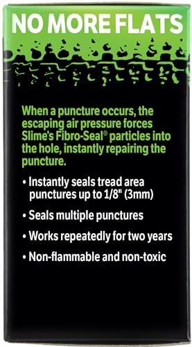 Bike Inner Tube with Slime Puncture Sealant, Extra Strong, Self Sealing, Prevent and Repair