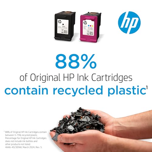 HP 64 Black & Tri-Color Ink Cartridges for HP Printers (Combo Pack) | Works with Printer Series: Inspire 7950e; ENVY Photo 6200, 7100, 7800; Tango | Eligible for Instant Ink | X4D92AN