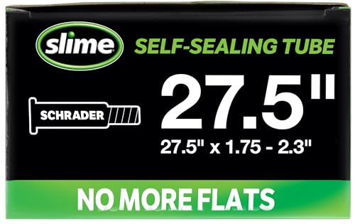 Bike Inner Tube with Slime Puncture Sealant, Extra Strong, Self Sealing, Prevent and Repair
