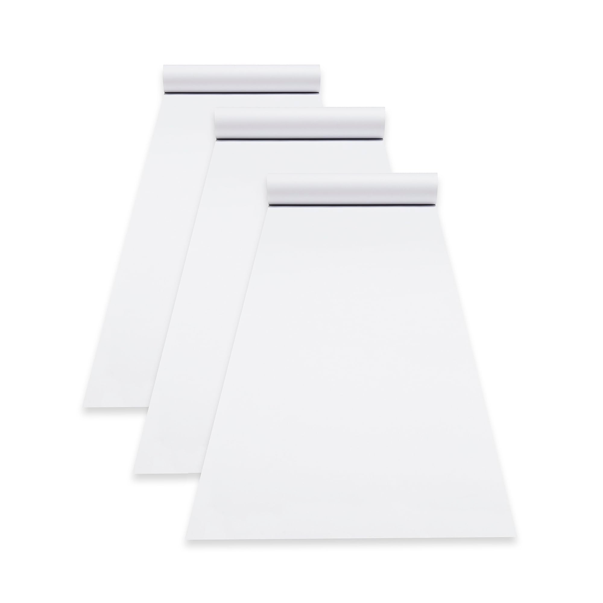 Melissa & Doug Deluxe Easel Paper Roll Replacement (17 inches x 75 feet) - 3-Pack - FSC Certified