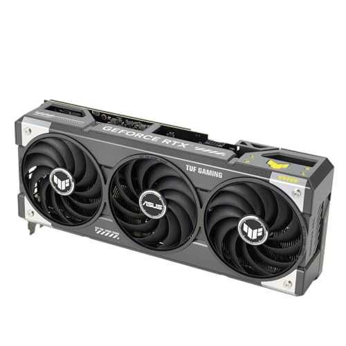 ASUS TUF Gaming GeForce RTX ™ 5070 12GB GDDR7 OC Edition Gaming Graphics Card (PCIe® 5.0, HDMI®/DP 2.1, 3.125-slot, Military-Grade Components, Protective PCB Coating, axial-tech Fans)