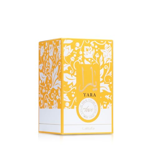 Lattafa Yara Tous - Tropical, Fruity, Floral, Vanilla - Eau de Parfum Long-Lasting Fragrance for Women, 3.40 Ounce / 100 ml