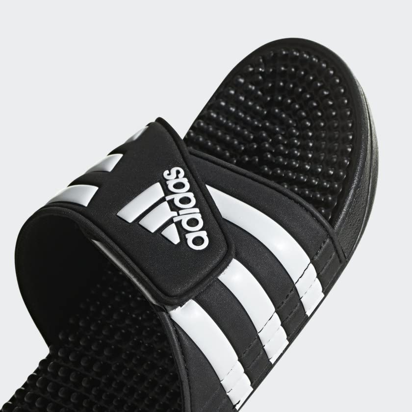 adidas Performance adissage Sandal, black/white/black, 11 M US