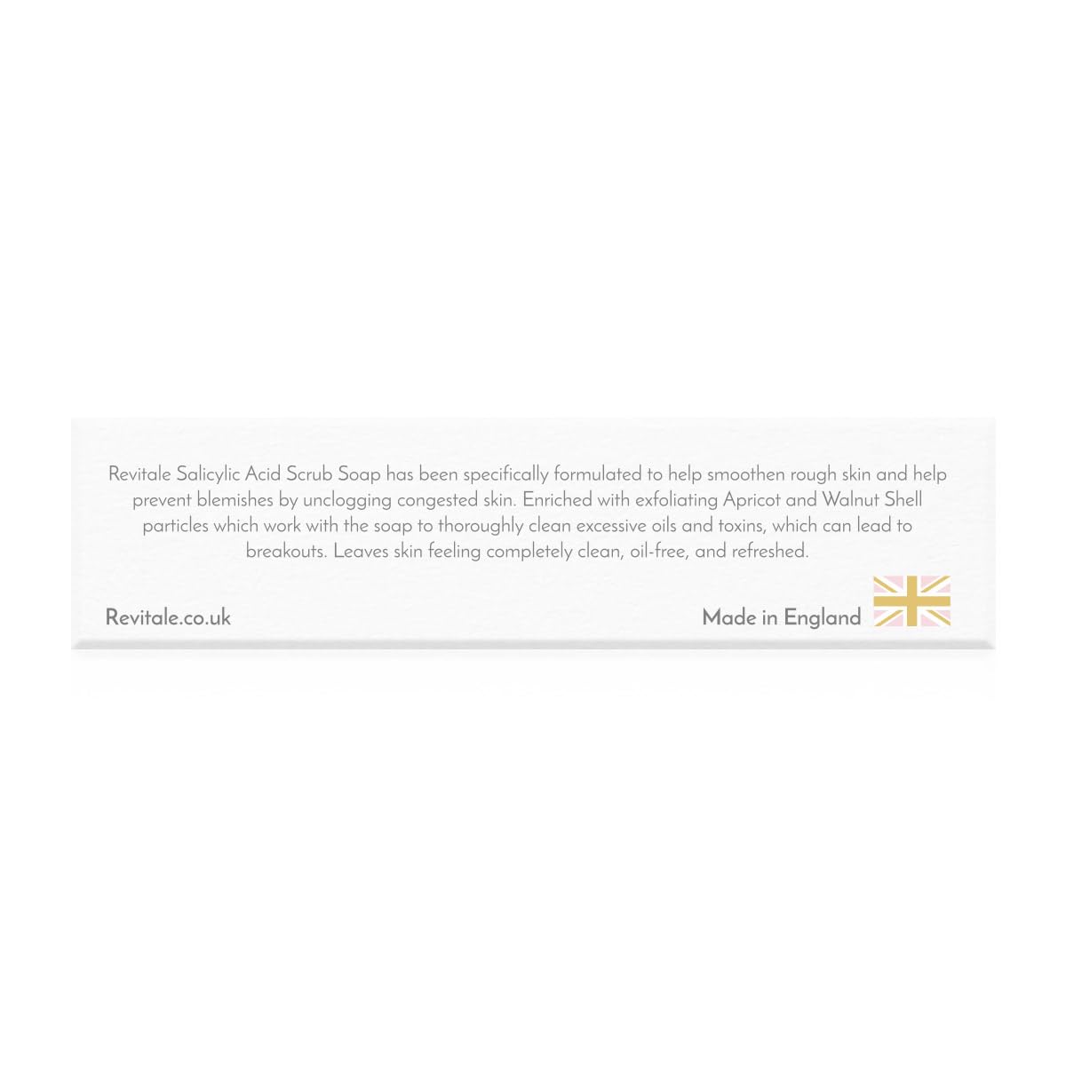 Revitale Salicylic Acid Scrub Soap, Pore Exfoliating, Softening Skin, Anti-Blemish