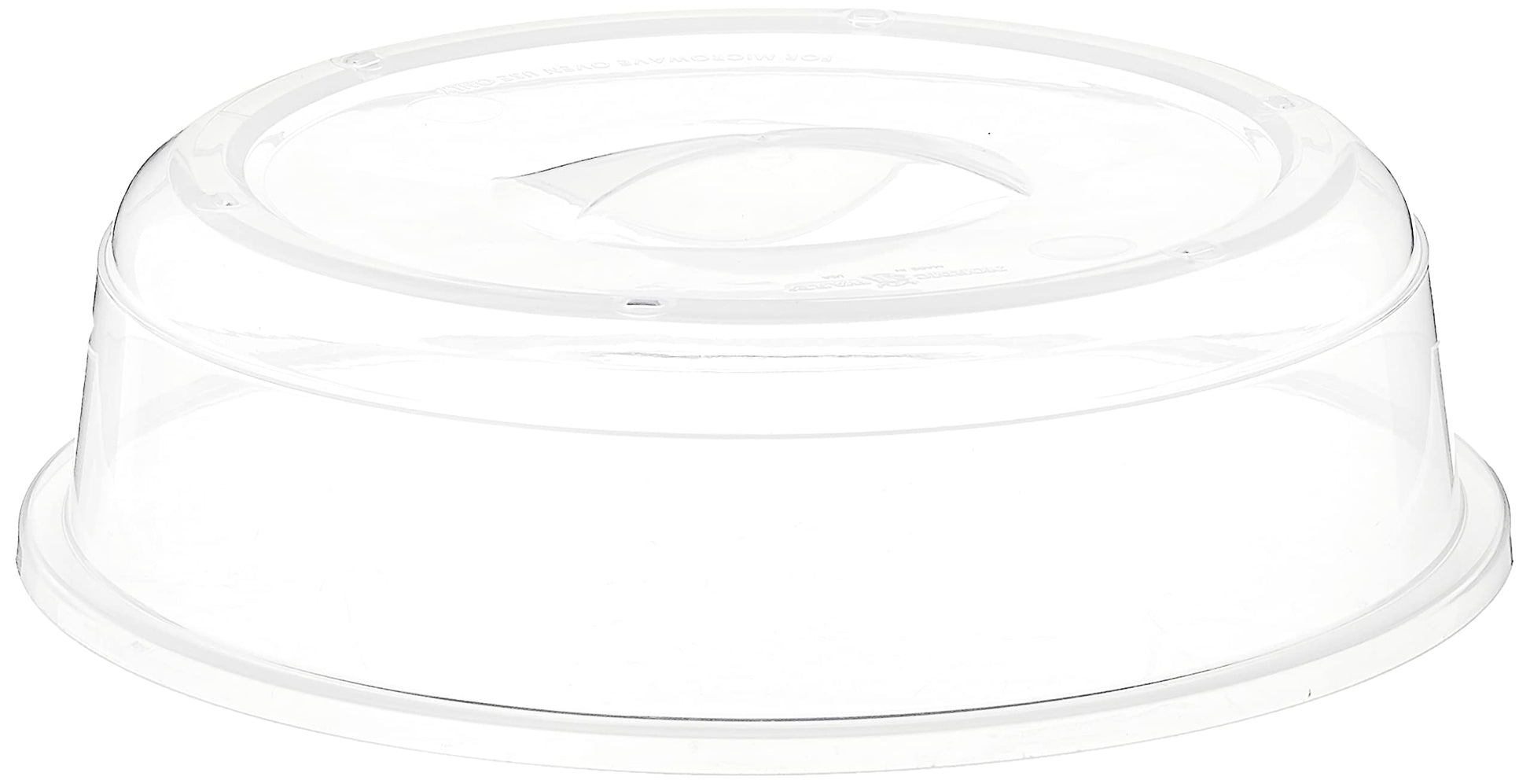 Nordic Ware BPA-free and Melamine Free Plastic Splatter Microwave Cover, 10-Inch (Set of 2), Clear