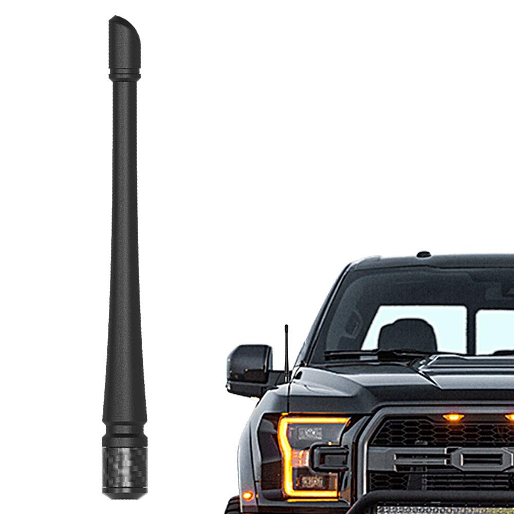 RYDONAIR Kurze Antenne kompatibel mit Ford F150 2009-2025 & Ford Bronco 2021-2025, interne Kupferspule für verbesserten Empfang, waschanlagenfest, 7 Zoll Gummiantennenersatz
